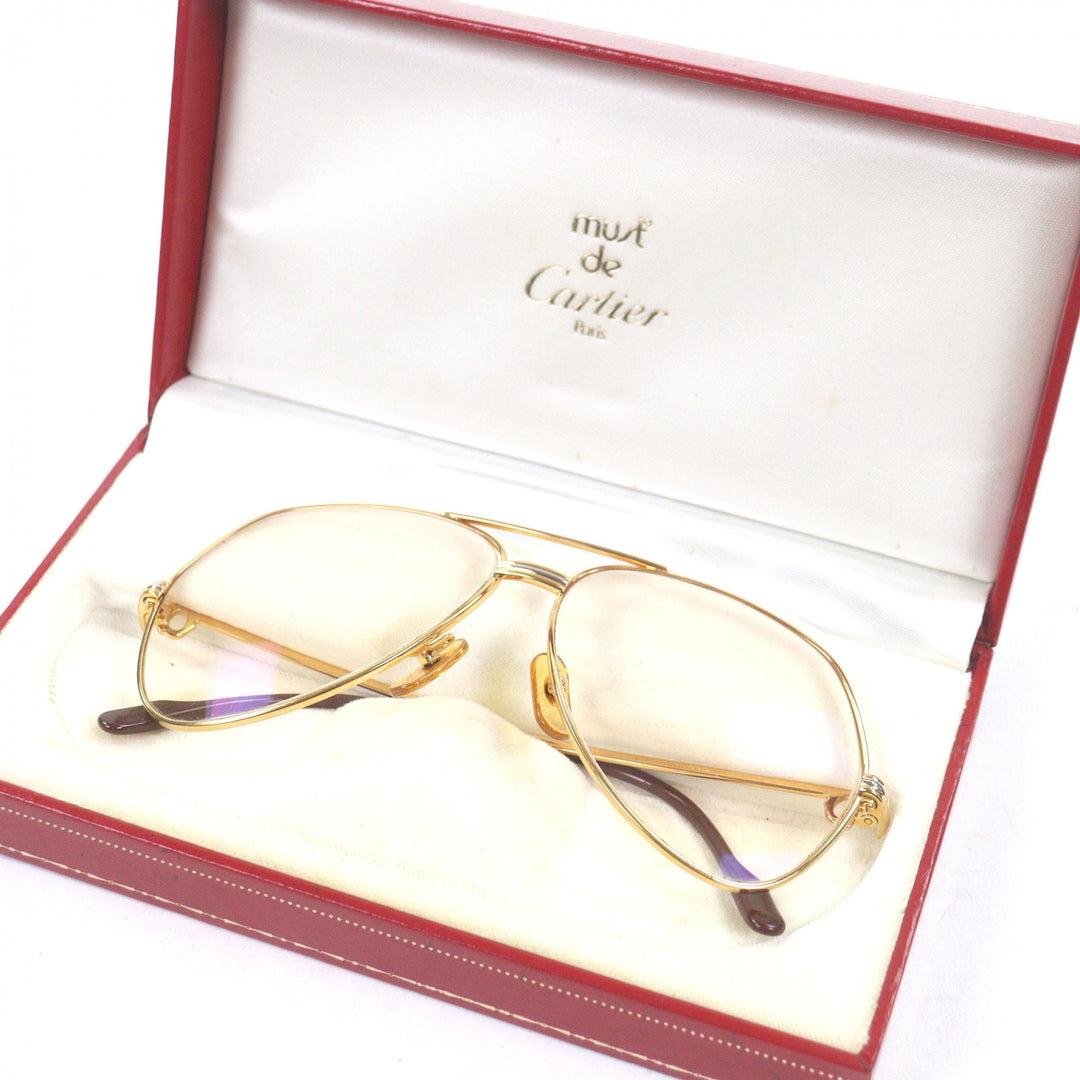 Great Cartier sunglasses Trinity Two Bridges gold mens
