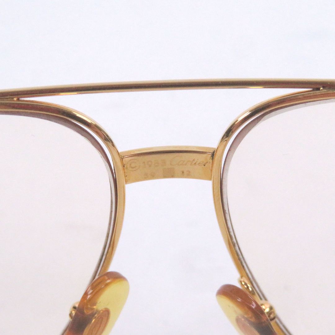 Great Cartier sunglasses Trinity Two Bridges gold mens