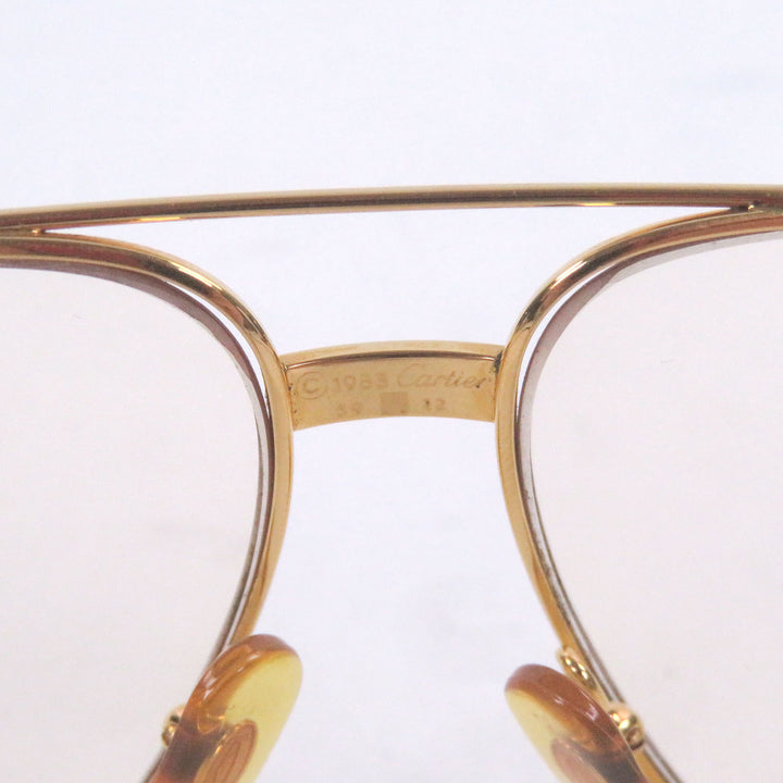 Great Cartier sunglasses Trinity Two Bridges gold mens