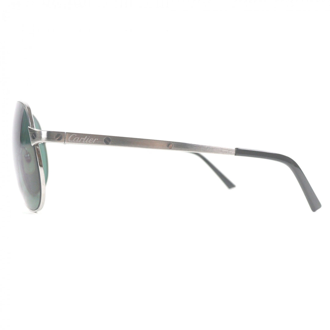 Very Good Cartier sunglasses Santos Dumont Teardrop Silver mens