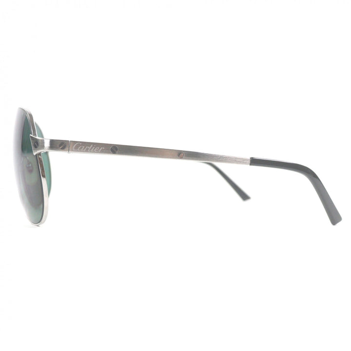 Very Good Cartier sunglasses Santos Dumont Teardrop Silver mens