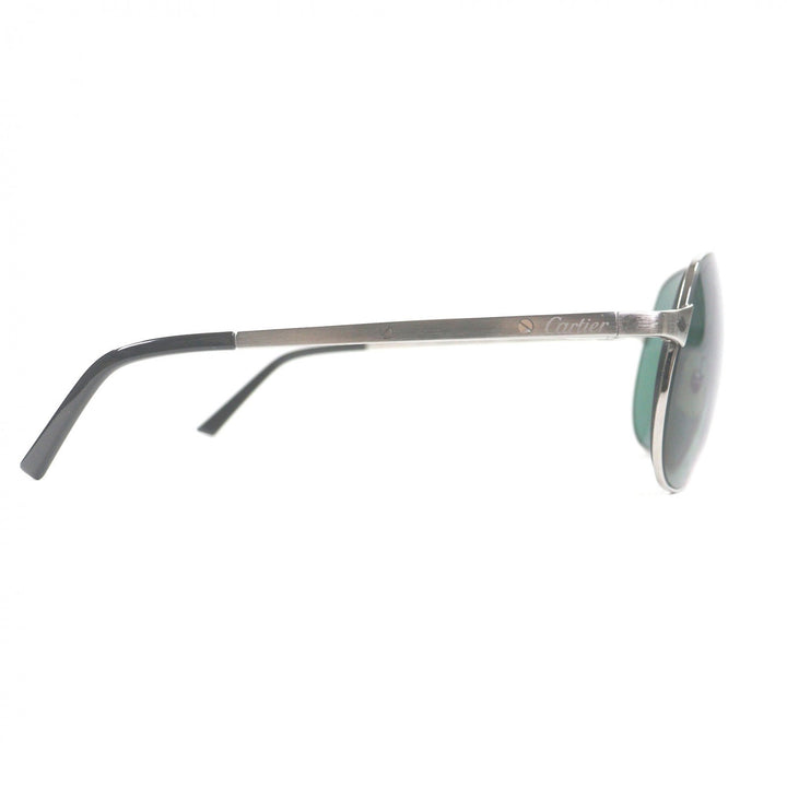 Very Good Cartier sunglasses Santos Dumont Teardrop Silver mens