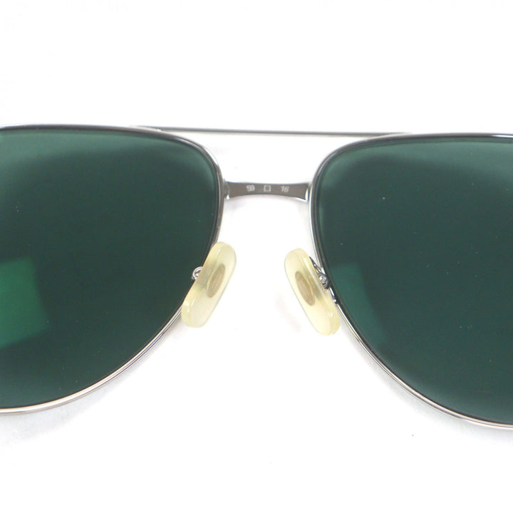 Very Good Cartier sunglasses Santos Dumont Teardrop Silver mens