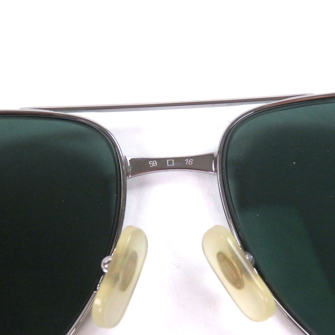 Very Good Cartier sunglasses Santos Dumont Teardrop Silver mens