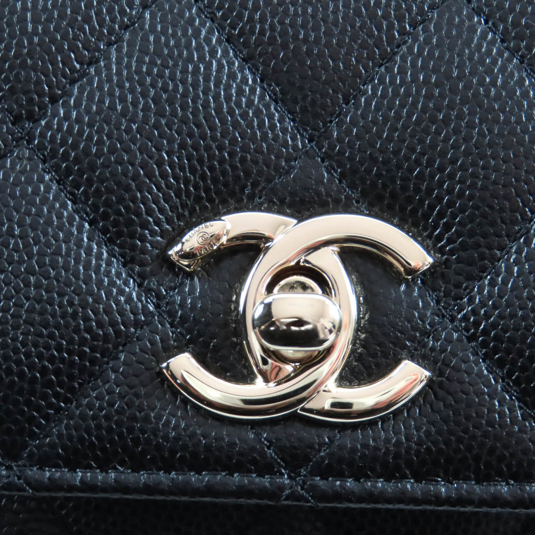 Pristine CHANEL Shoulder Bag Coco Handle Mini black Women AP4244