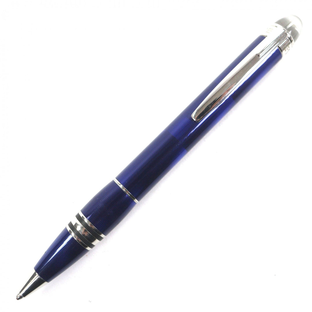 Very Good MONTBLANC Ballpoint pen Starwalker Cool blue mens