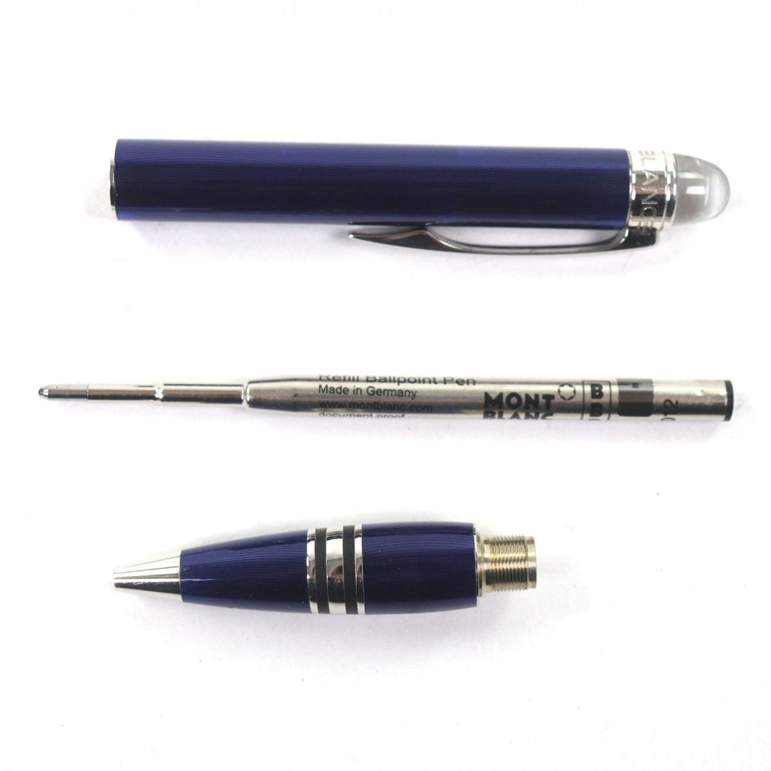 Very Good MONTBLANC Ballpoint pen Starwalker Cool blue mens