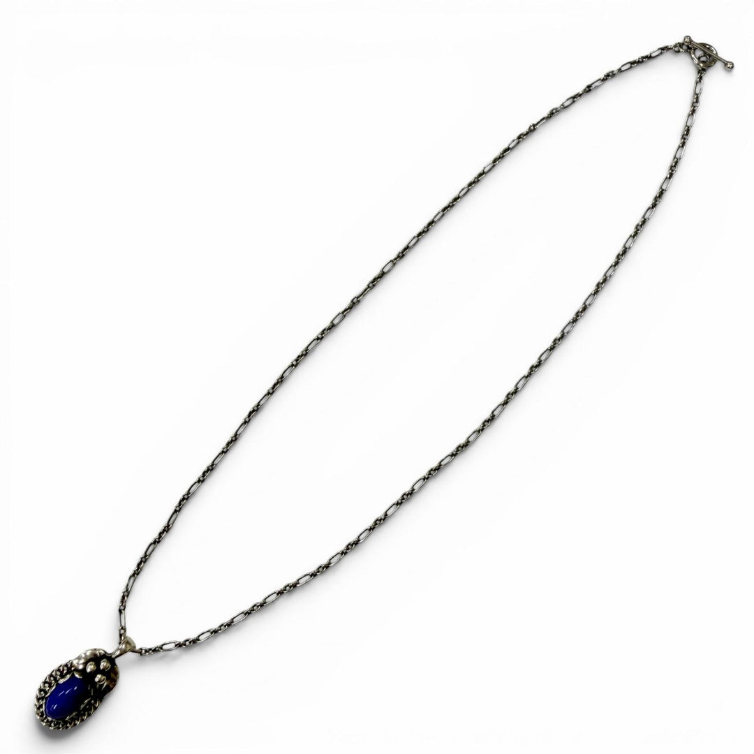 Great Georg Jensen Necklace Heritage Collection Year Pendant Silver 925 1992