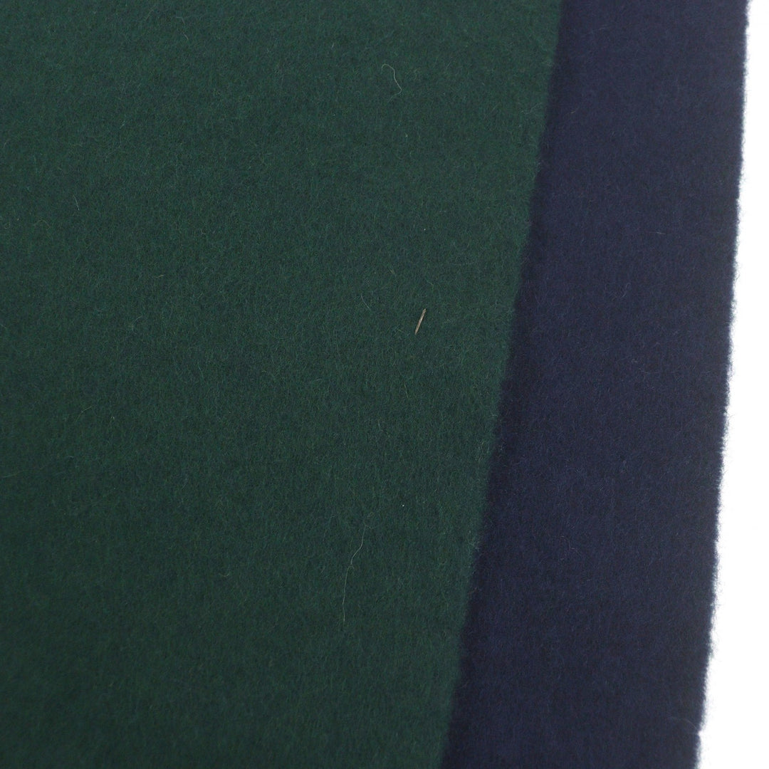 Excellent LOEWE Scarf Anagram logo embroidery Navy wool mens