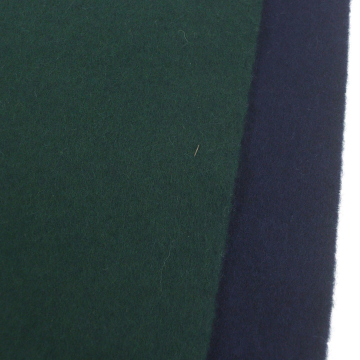 Excellent LOEWE Scarf Anagram logo embroidery Navy wool mens