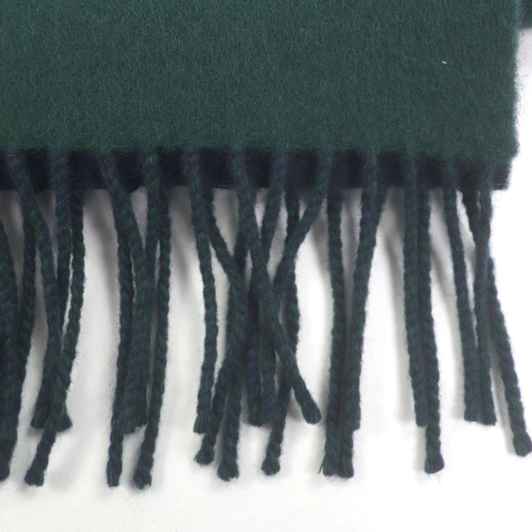 Excellent LOEWE Scarf Anagram logo embroidery Navy wool mens