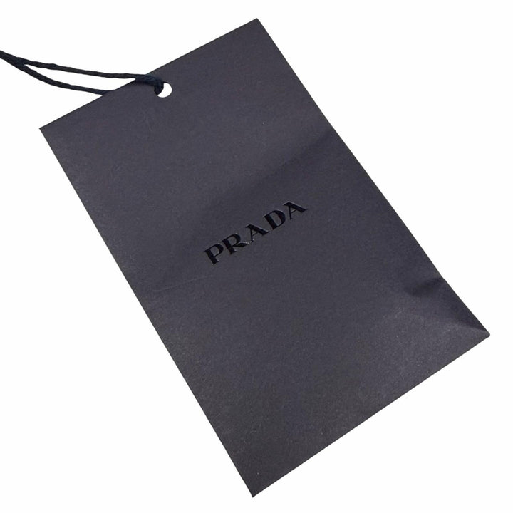 Pristine PRADA Collared 2-Way Knit Polo Shirt Top Navy Virgin wool 44 DNA00T