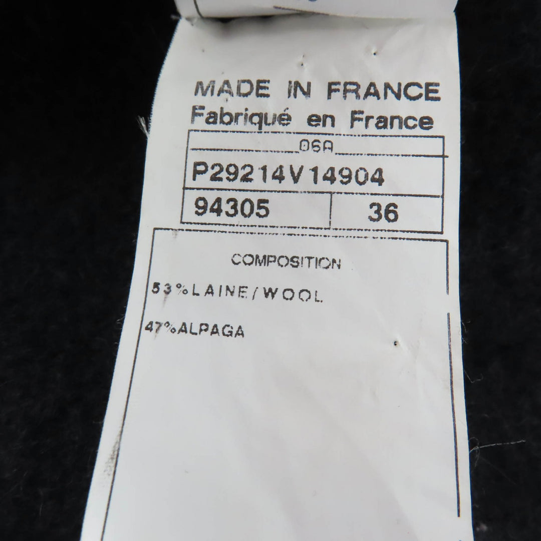 Excellent CHANEL coat Sports line COCO Mark ZIP UP Long Length 36 06A P29214