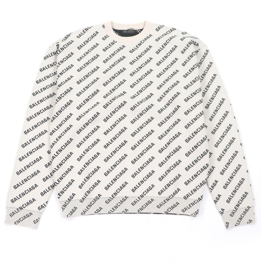 Pristine BALENCIAGA sweater All Over Logo Sweaters All-over logo print