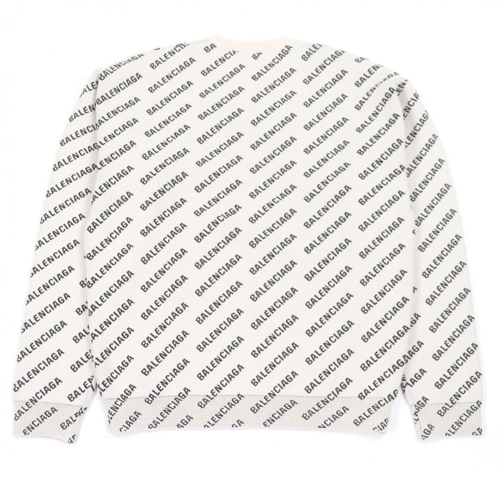 Pristine BALENCIAGA sweater All Over Logo Sweaters All-over logo print