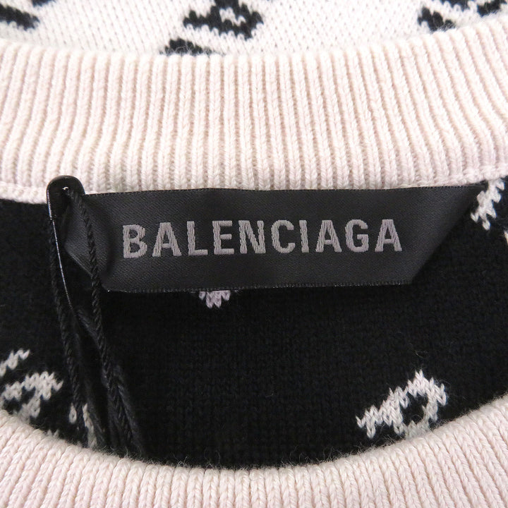 Pristine BALENCIAGA sweater All Over Logo Sweaters All-over logo print