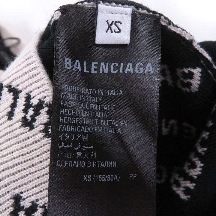 Pristine BALENCIAGA sweater All Over Logo Sweaters All-over logo print