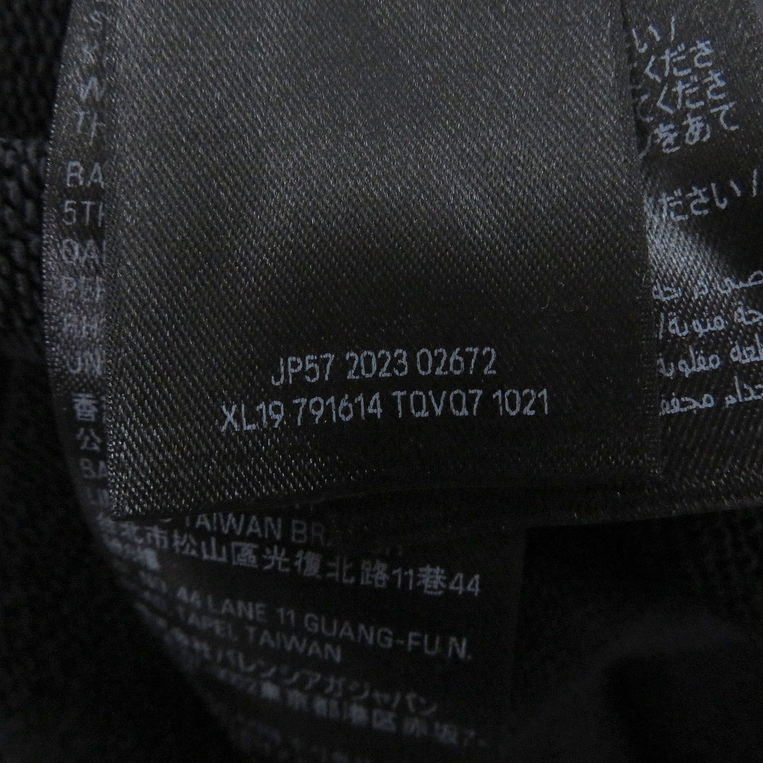 Pristine BALENCIAGA sweat DOUBLE FRONT CREW Tape logo, distressed finish
