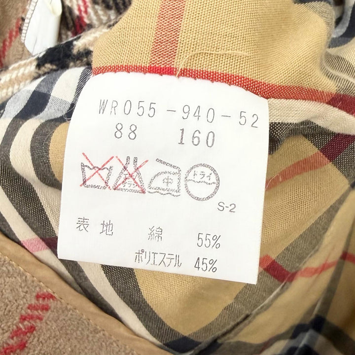Great Burberrys coat Nova check pattern on the back