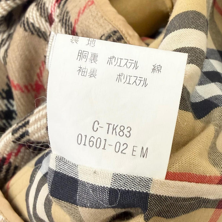 Great Burberrys coat Nova check pattern on the back