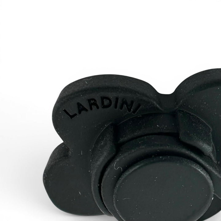 Excellent LARDINI Boutonniere FLWPIN Flower motif lapel pins black mens