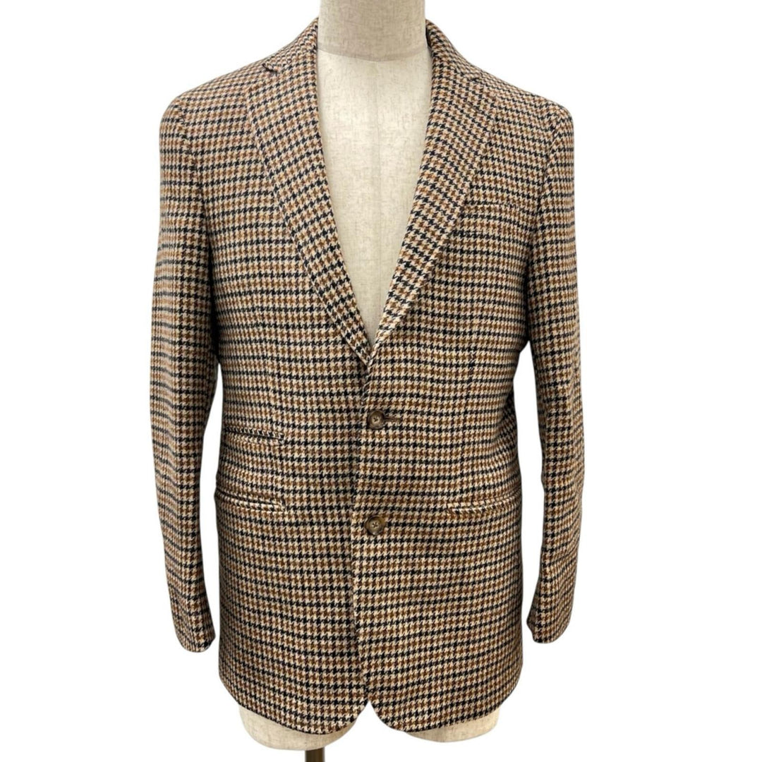 Excellent Brooks Brothers tailored jacket REGENT FIT Single-breasted tweed 37