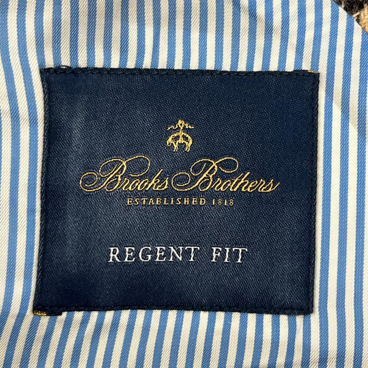 Excellent Brooks Brothers tailored jacket REGENT FIT Single-breasted tweed 37