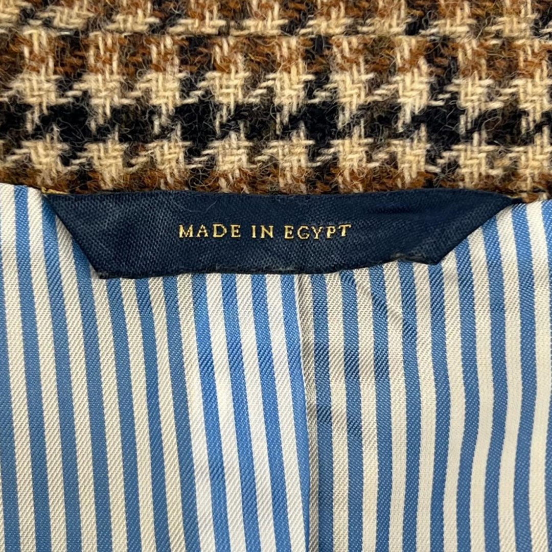 Excellent Brooks Brothers tailored jacket REGENT FIT Single-breasted tweed 37