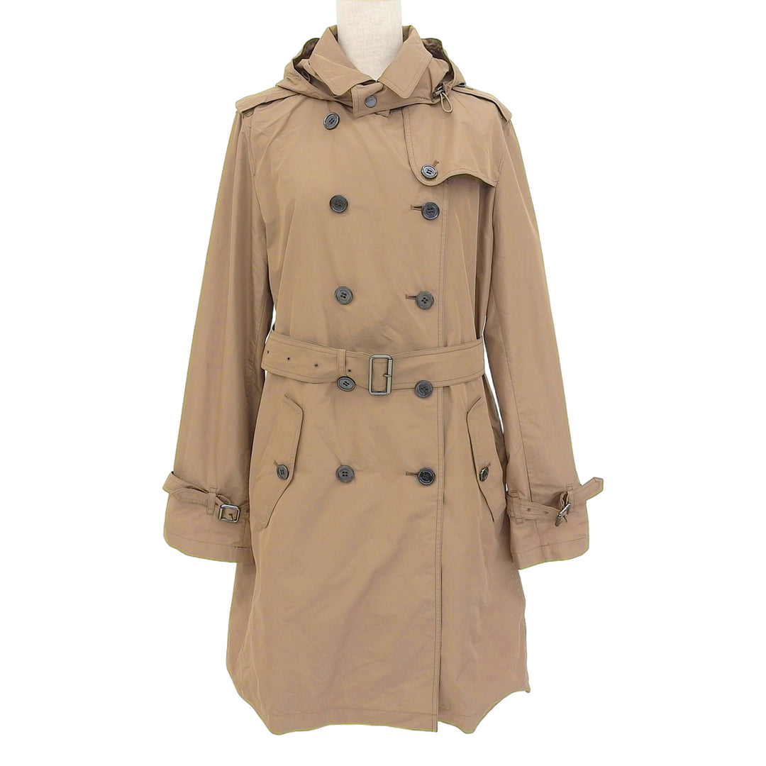 Excellent BURBERRY LONDON coat Brown polyester Women 48