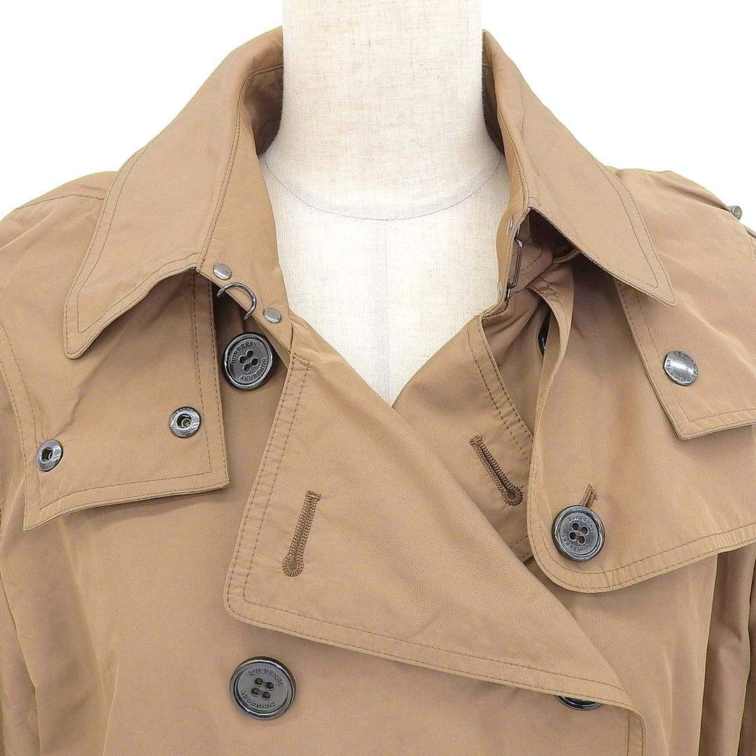 Excellent BURBERRY LONDON coat Brown polyester Women 48