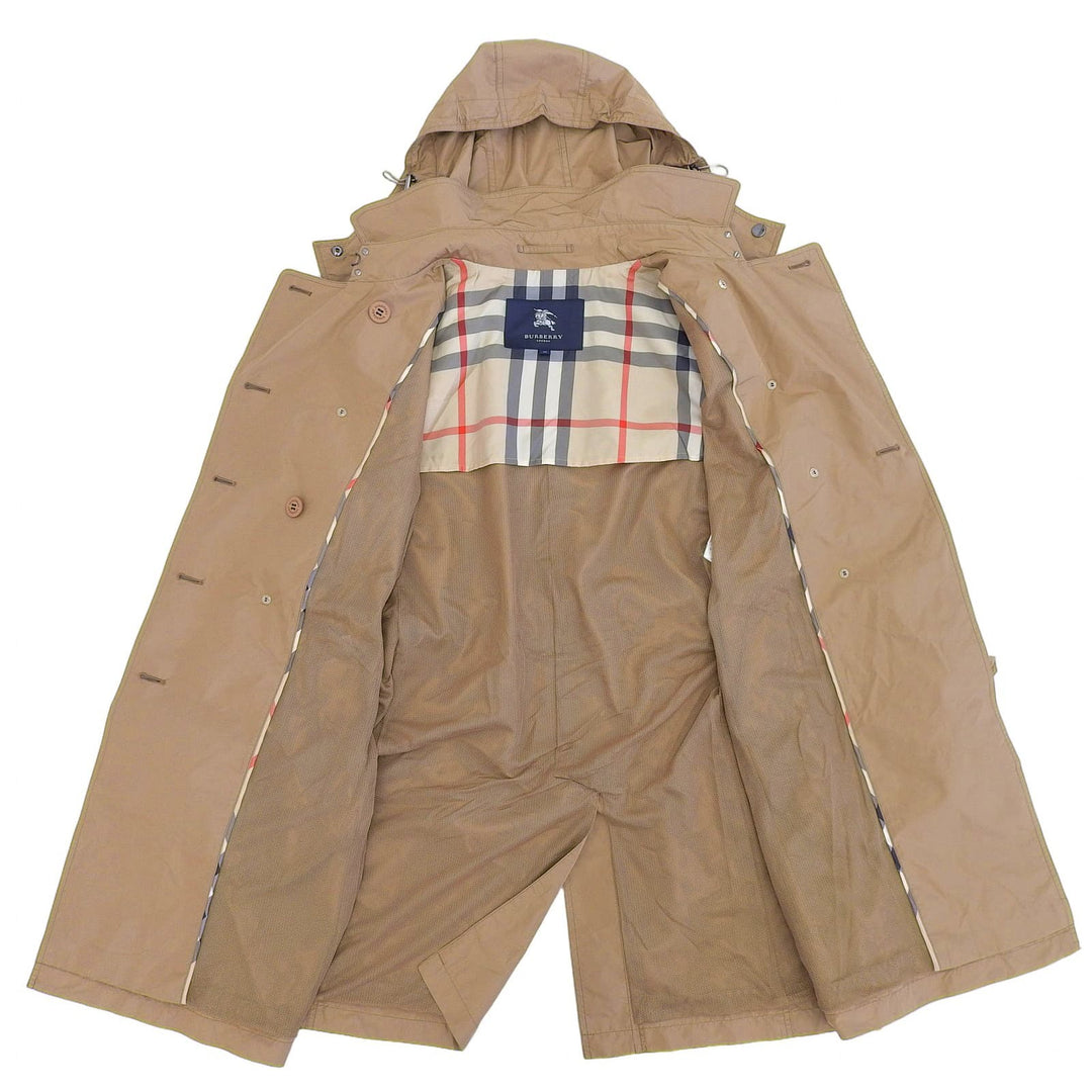 Excellent BURBERRY LONDON coat Brown polyester Women 48