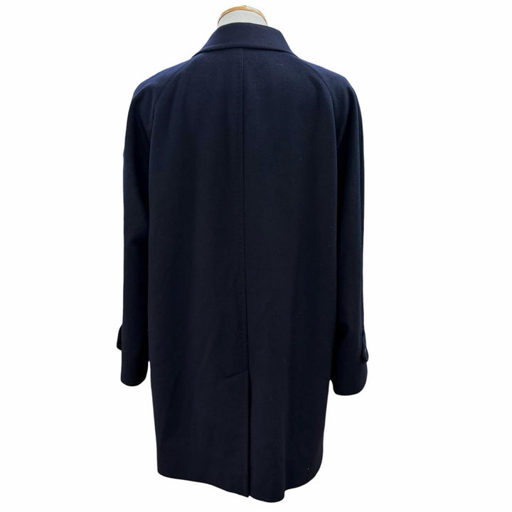 Great BURBERRY LONDON coat Figurine tailoring Navy cashmere mens L