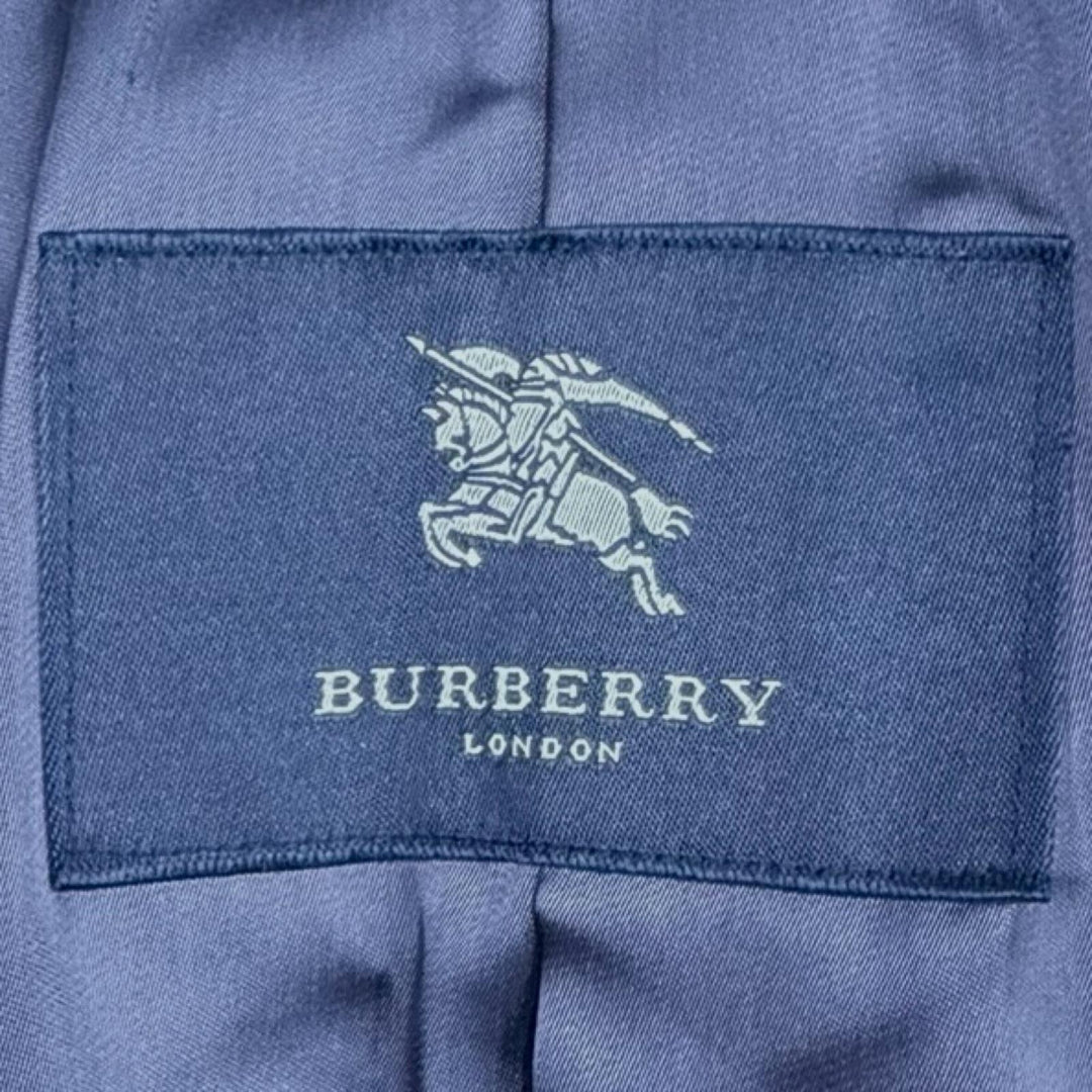 Great BURBERRY LONDON coat Figurine tailoring Navy cashmere mens L