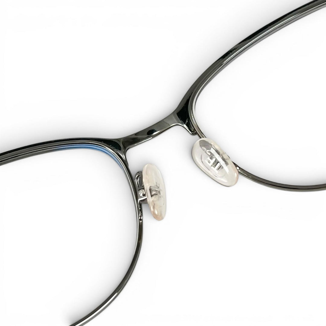 Excellent TOM FORD Glasses Thurmont Silver titanium mens FT5381