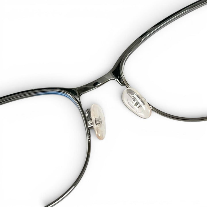 Excellent TOM FORD Glasses Thurmont Silver titanium mens FT5381