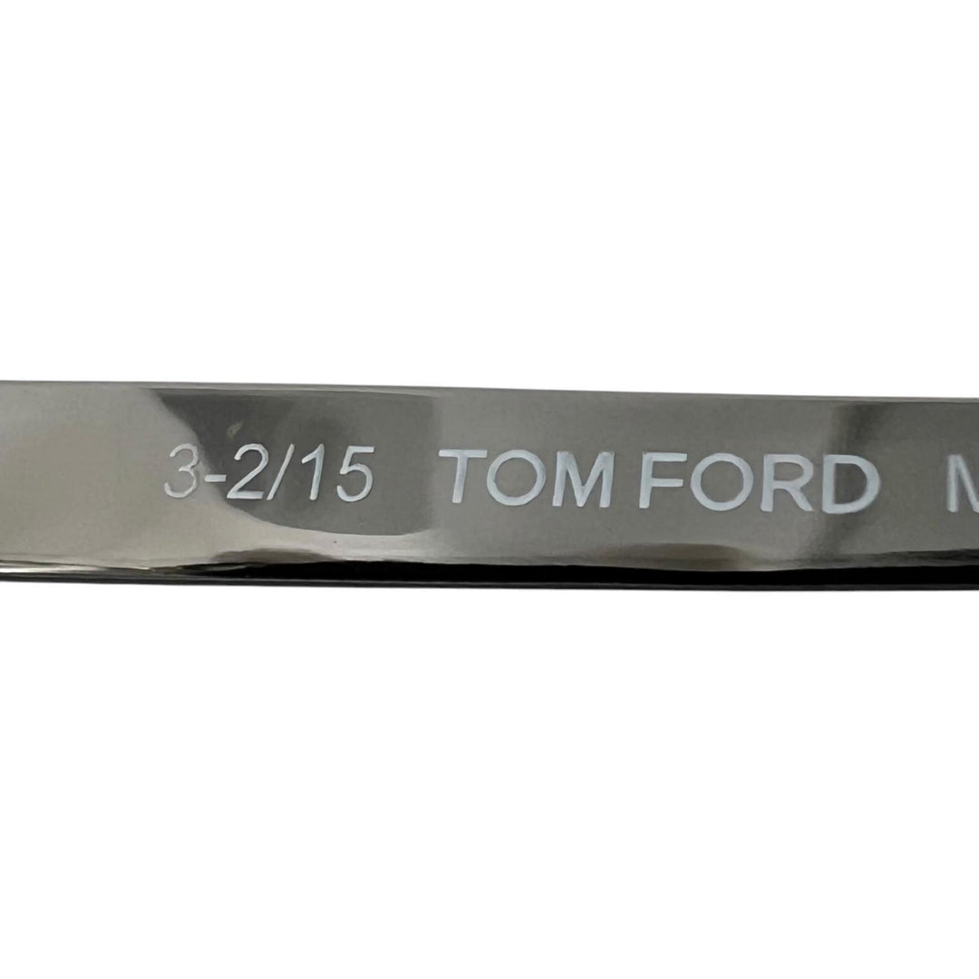 Excellent TOM FORD Glasses Thurmont Silver titanium mens FT5381