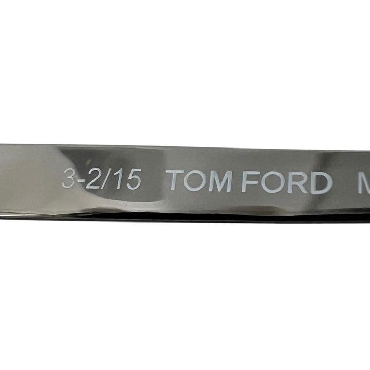Excellent TOM FORD Glasses Thurmont Silver titanium mens FT5381