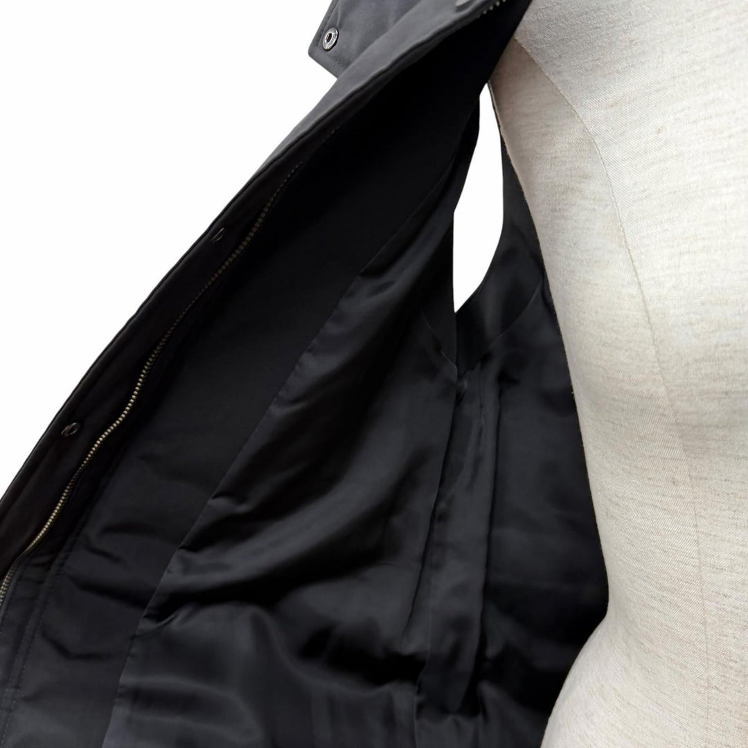 Excellent FOXEY NEW YORK Best Long gilet black Triacetate 38 38933-MACFN106T
