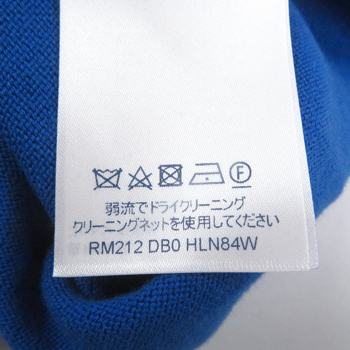 Great LOUIS VUITTON Short sleeve knit Everyday Inside Out blue cotton mens S