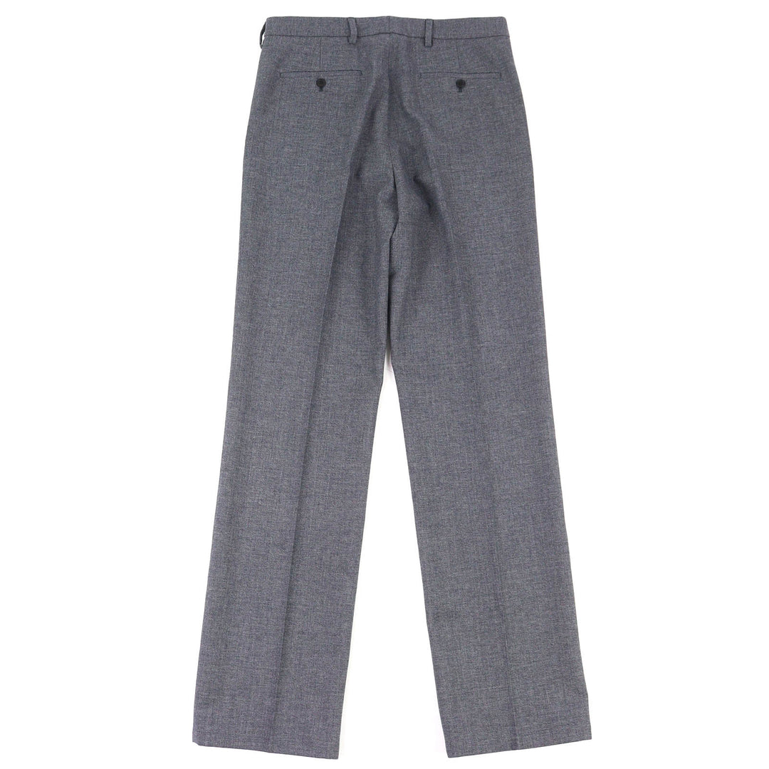 Pristine PRADA Pants Center-press slacks Anthracite wool 48 SPH434