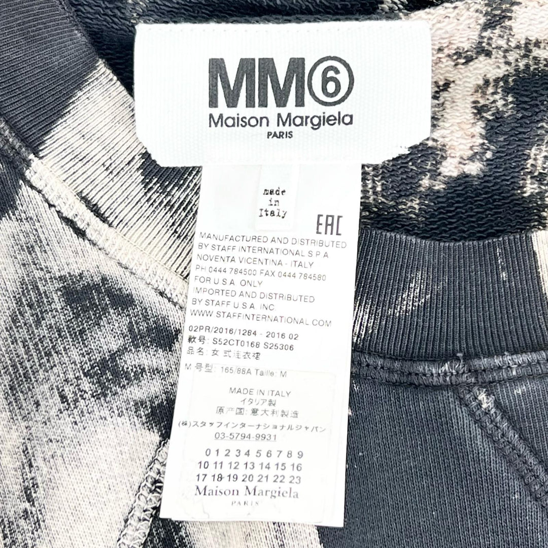 Great MM6 Maison Margiela sweat black cotton Women M S52CT0168