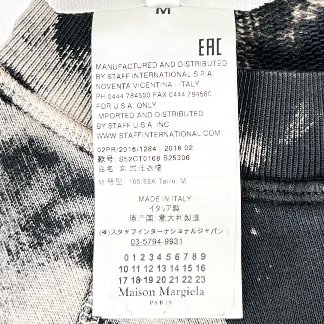 Great MM6 Maison Margiela sweat black cotton Women M S52CT0168
