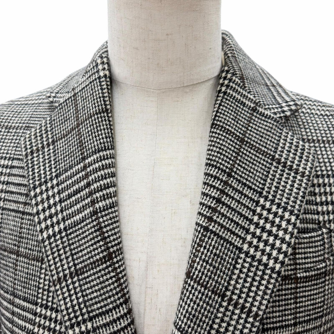 Excellent RAF SIMONS Chester coat Brown wool mens 46 25008-09913