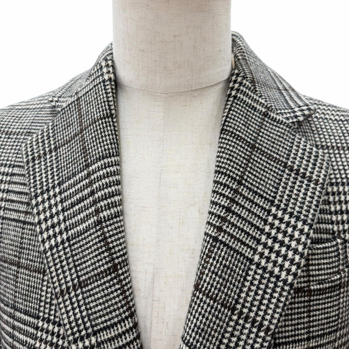 Excellent RAF SIMONS Chester coat Brown wool mens 46 25008-09913