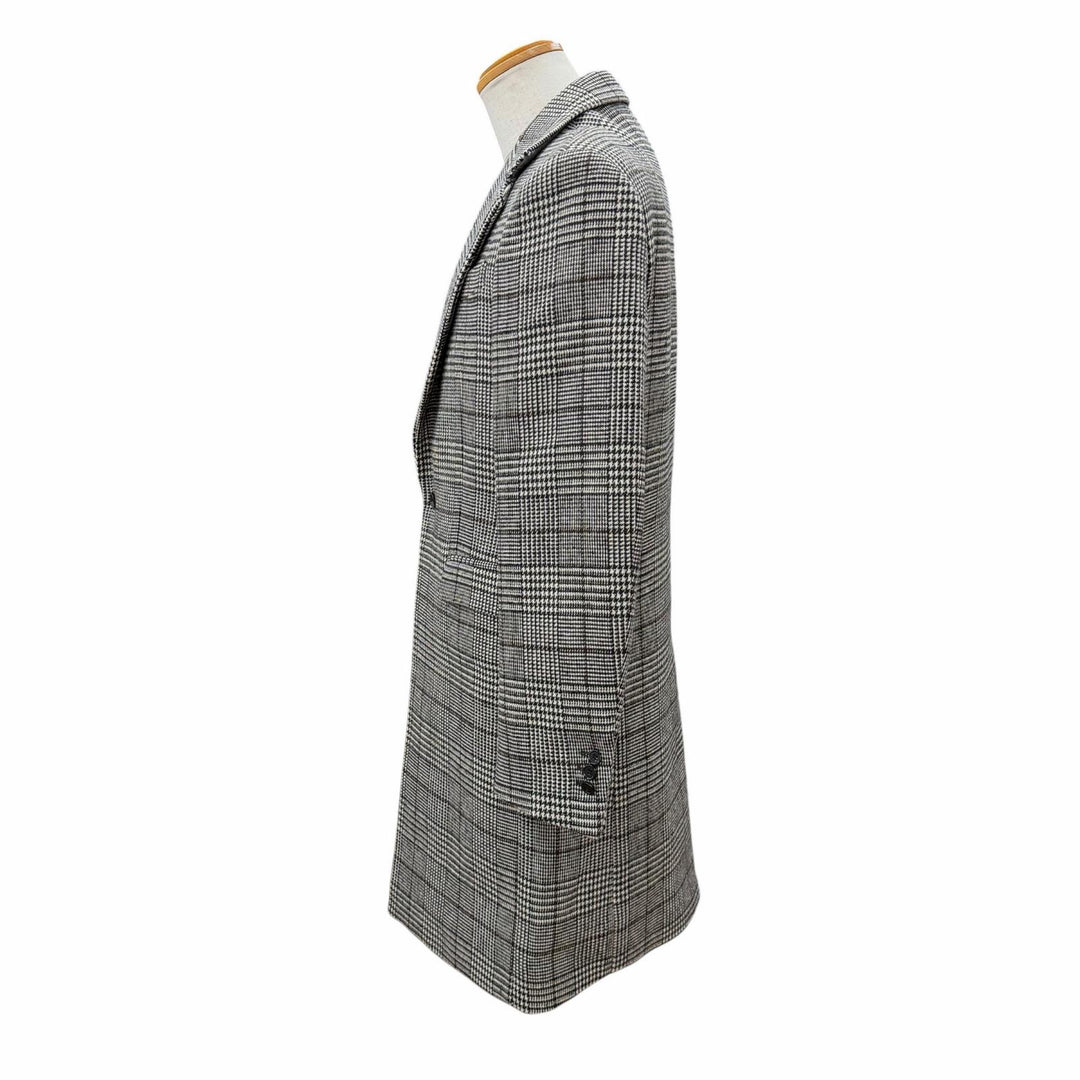 Excellent RAF SIMONS Chester coat Brown wool mens 46 25008-09913