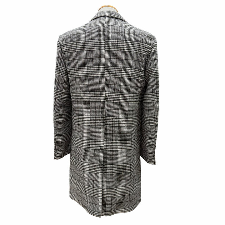 Excellent RAF SIMONS Chester coat Brown wool mens 46 25008-09913