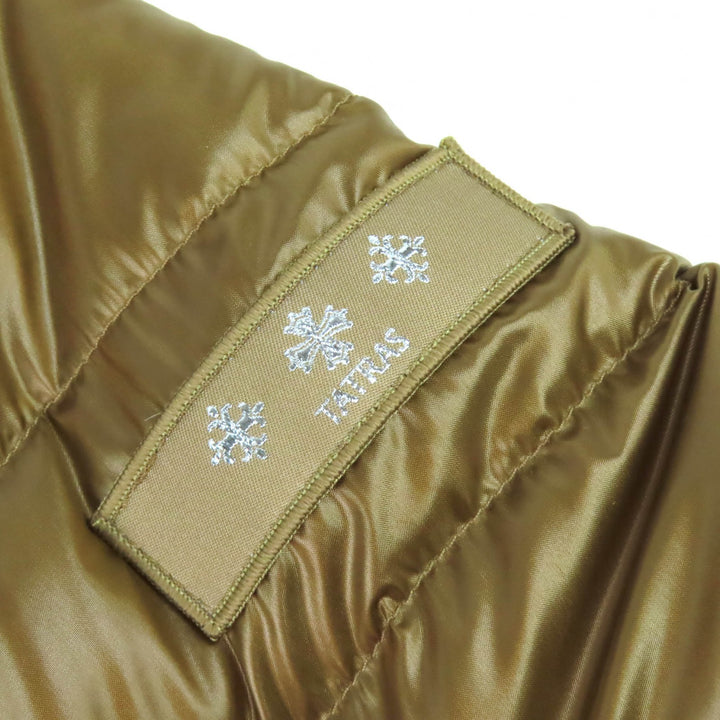 Excellent TATRAS Down jacket ALISEO Logo patch Hooded Light beige MTLA20A4102