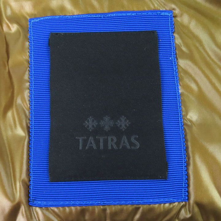 Excellent TATRAS Down jacket ALISEO Logo patch Hooded Light beige MTLA20A4102