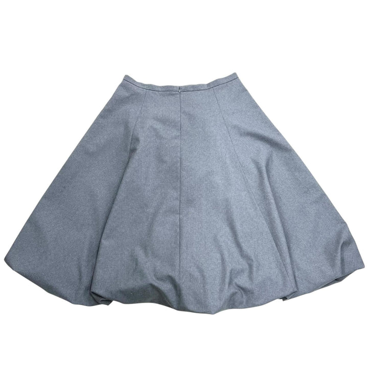 Excellent MARNI skirt Logo embroidered balloon skirt gray Women 42 GOMA0700U0
