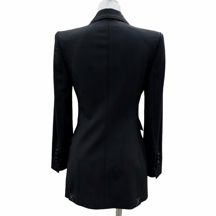 Pristine DOLCE&GABBANA Jacket black wool Women 36 F29EFT
